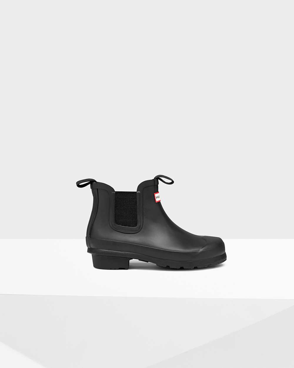 Kids Hunter Original Big Chelsea Boots Black | QKTIBY-256